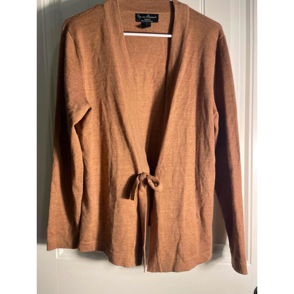 Mercer & Madison 100% Italian Merino Wool Size 1X Cardigan/Sweater